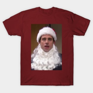 Michael Scott as Santa Claus T-Shirt